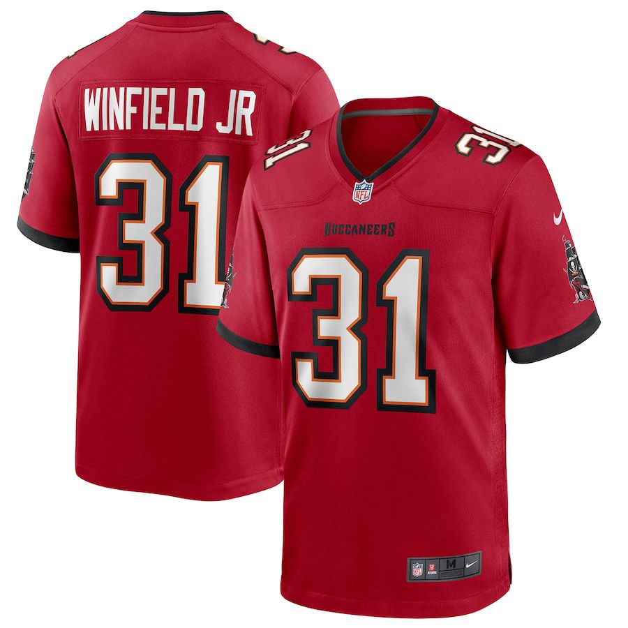 Men Tampa Bay Buccaneers #31 Antoine Winfield Jr. Nike Red Game NFL Jersey